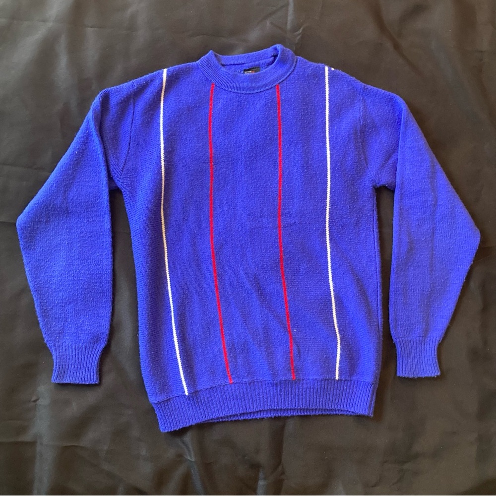 Vintage Sears Sports Center Crewneck Sweater Ted Williams Line Sz S
